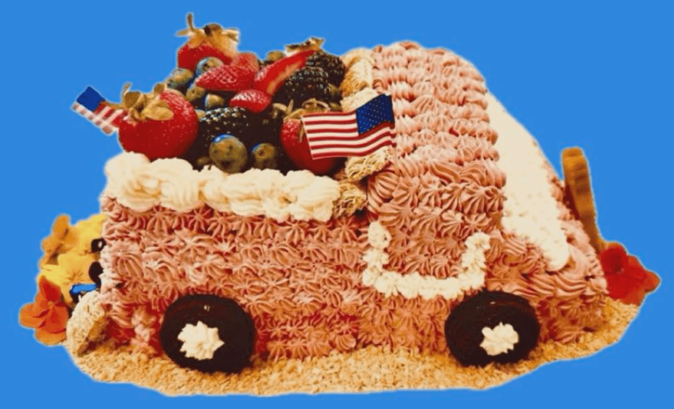 RED TRUCK CAKE